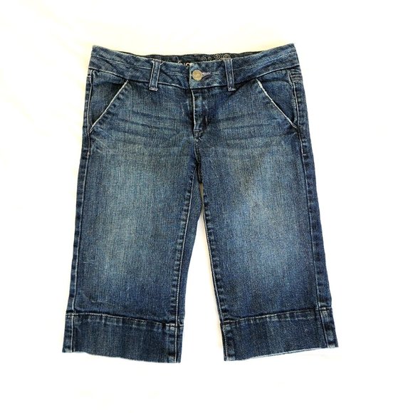 Refuge Denim Cropped Capri Jeans Size 7 Women's Junior - Picture 1 of 9
